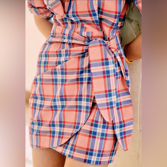 Sezane | Robe Jana Tartan | US2 FR34 - Picture 3 of 4